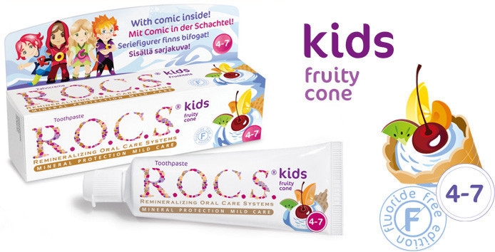 Rocs Kids Fruity Cone Diş Macunu